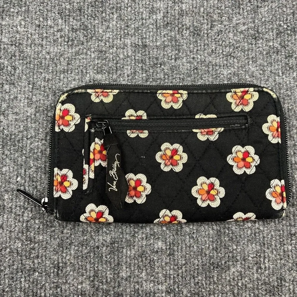 Vera Bradley Wallet Bi-fold Womens Quilted Zippered‎ ID Card Holder Coin Purse